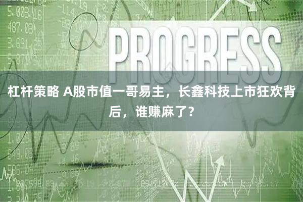 杠杆策略 A股市值一哥易主，长鑫科技上市狂欢背后，谁赚麻了？